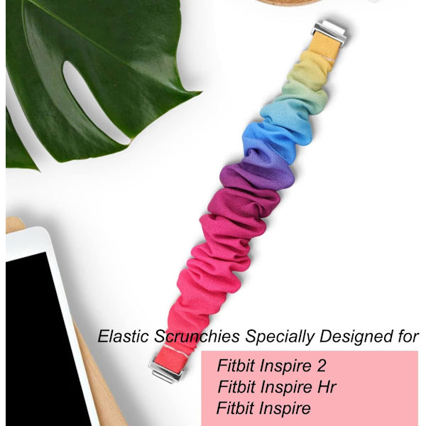 Scrunchies Kompatibla med Fitbit Inspire 2 /Inspire HR/Inspire S