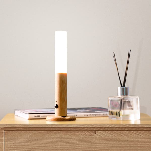 USB-ladbare smart nattlys med bevegelsessensor, nattlampe