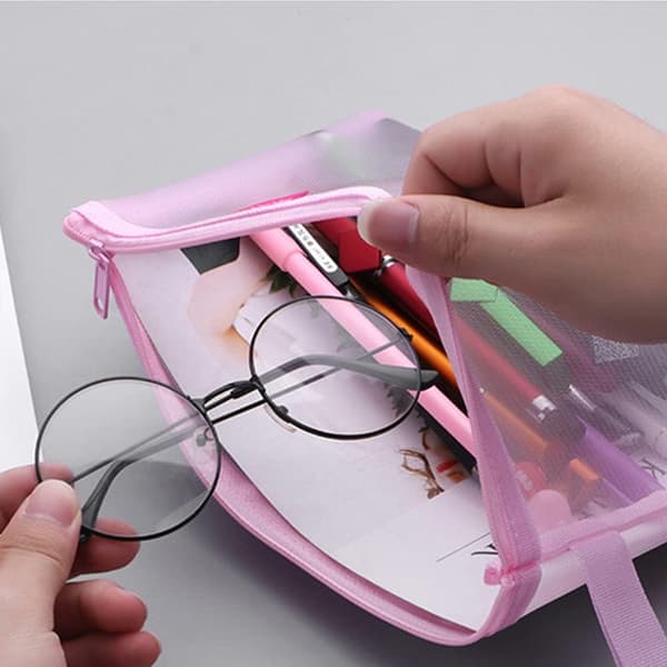 5 Styk A5 Lynlås Dokumentmappe Nylon Lynlåsmappe Dokumentmapper