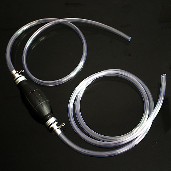 Envägsventil Manuell Sugpump Slang Pump Akvarium