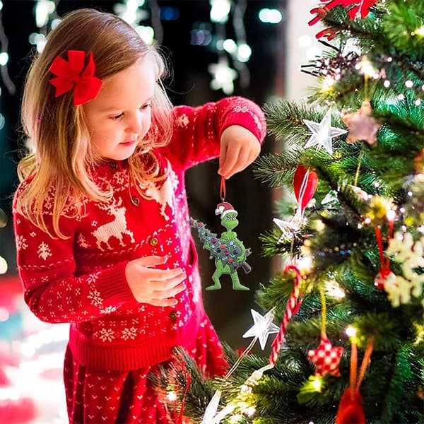 2 stk Julepynt - Hvordan Den Grønne Monsteren Stjal Julen