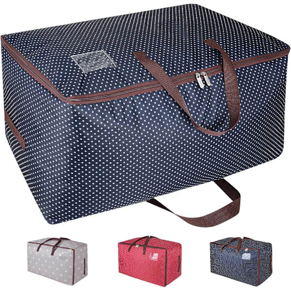 100L Klesposer, Vanntette Tykke Overdimensjonerte Organiseringsposer