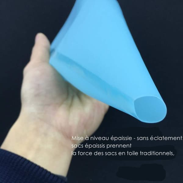 Konditormunnstykker, 8 deler rustfritt stål DIY-sett, 6 munnstykker, 1 P