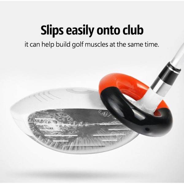 3 stycken golfviktade ringar Golf Swing Ring Viktad ring för träning