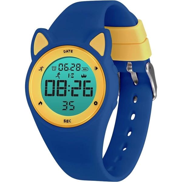 Klockor Digital Watch för flickor Pojkar, Fitness Tracker med