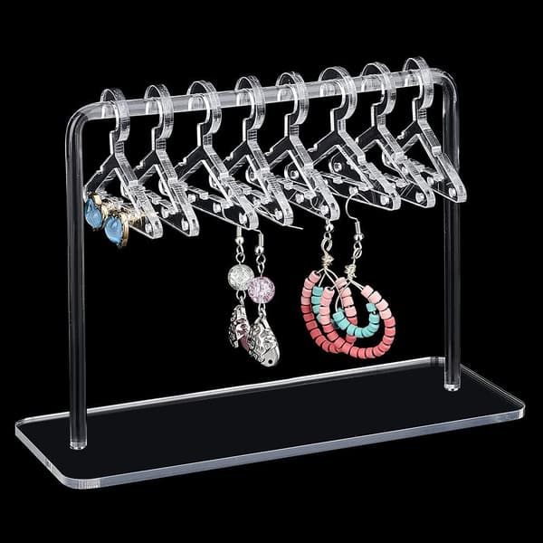 Akryl Ørepynt Holder, Henger Smykke Display Stativ Dangle Ørepynt