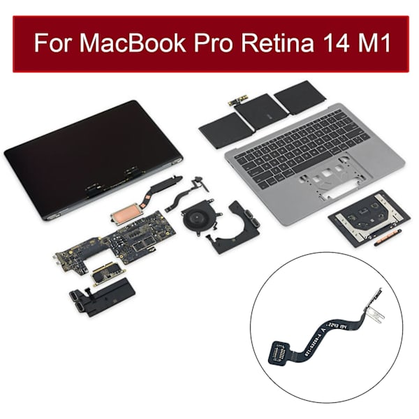 Lcd Cover Vinkelsensor Sovkabel För Macbook Pro M1 A2442 DXGHC