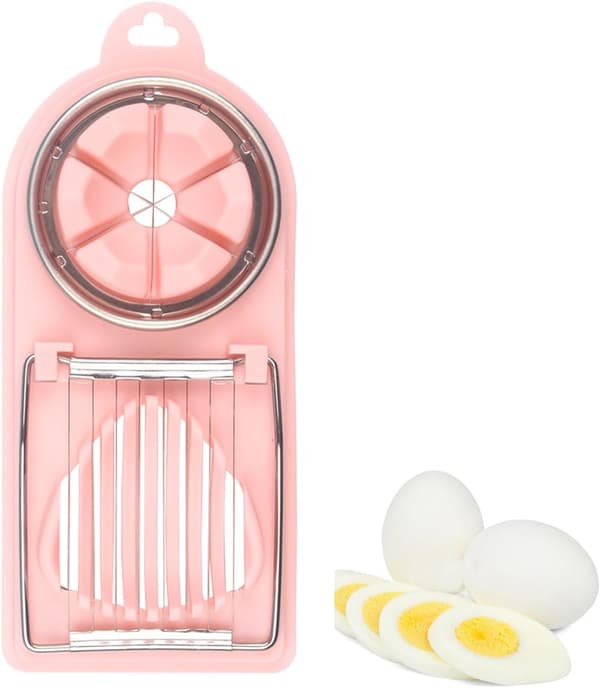 Eggedeler, 2 i 1 Eggkutter, Hardkokt Eggkutter, Multif DXGHC