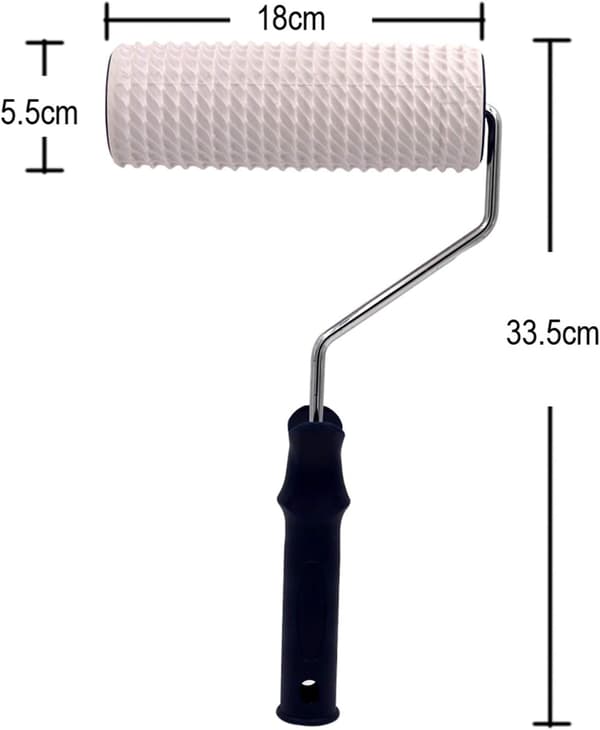 Mønstret malervals for DIY veggdekorasjon DXGHC