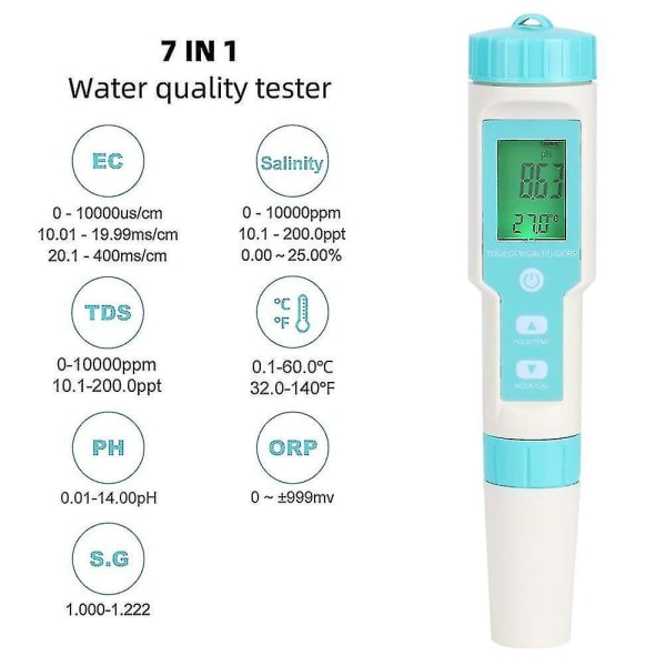 Ph Meter, Tds Meter, Digital Pen Tds Meter, Portable Er, Func DXGHC