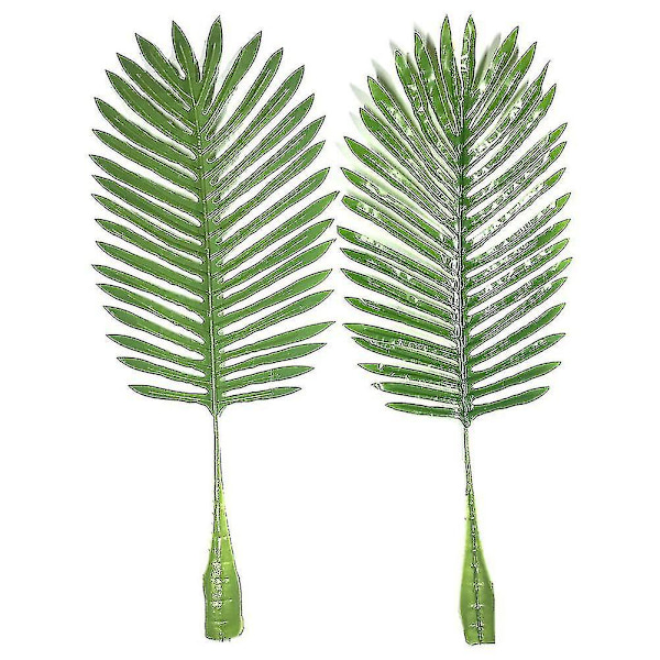5-pack palmblad Fake Faux konstgjorda växtblad Grön 22 DXGHC