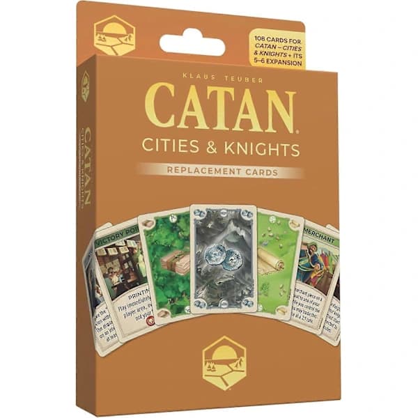 CATAN Städer & Riddare Ersättningskortpaket 6:e Upplagan, ta