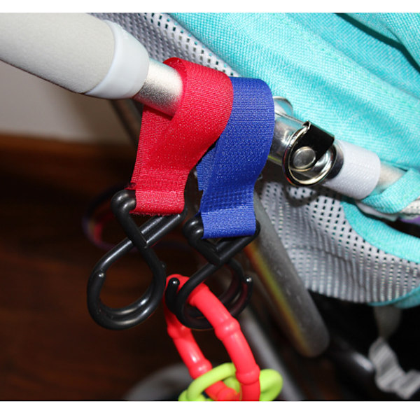 6-delt farverig velcro-barnevogns-babysikker multifunktionel dobbelt h