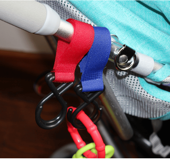 6-delt farverig velcro-stroller baby sikker multi-purpose dobbelt