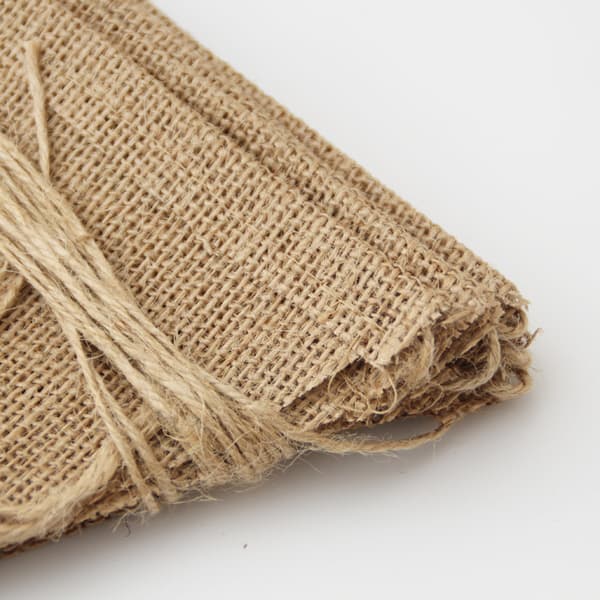 3,7 m Burlap Banner, Flaggirlander, 13 stk Jute Flaggirlander