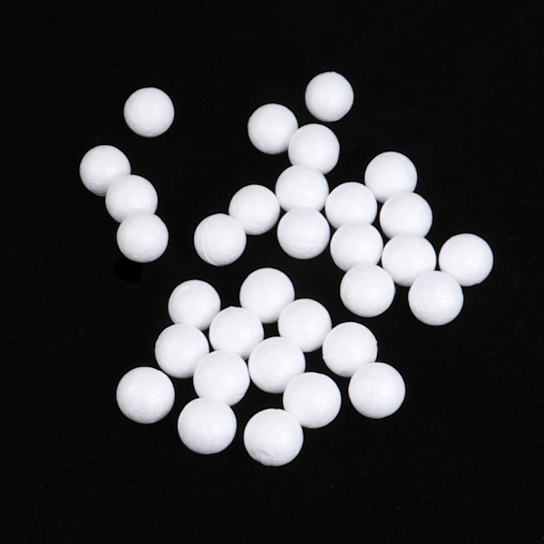 100 styrofoamklot i vitt - DIY-klot för pyssel