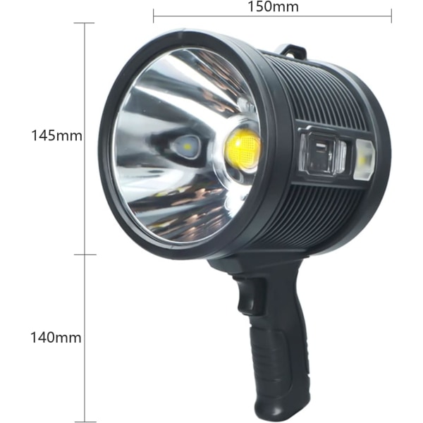 Rechargeable LED Flashlight, 59100 Lumens Super Bright LED Search