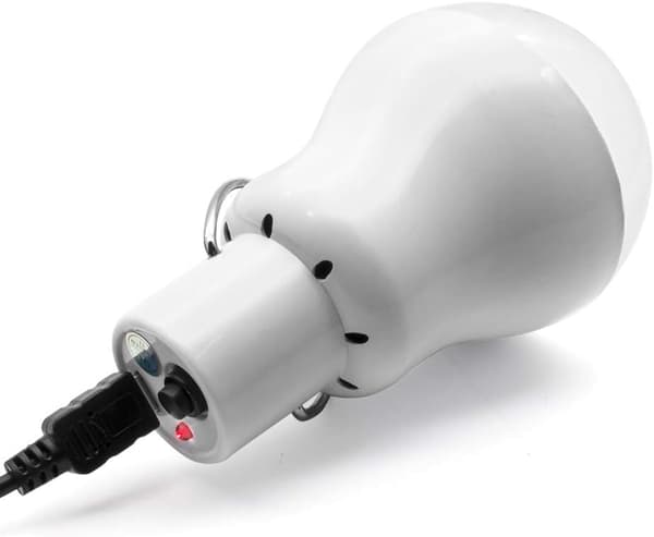 Solcelled LED-pære - Bærbar USB-lading Lanterne Lampe Spotl