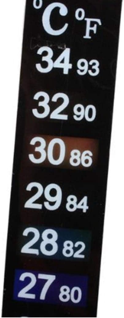 Akvariumfisk Dekal Tank Digital Termometer Klistremerke (10 STK)