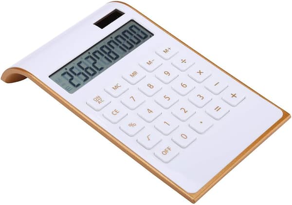 Kalkulator, Slank Elegant Design, Kontor/Hjem Elektronikk, Dobbel Strøm