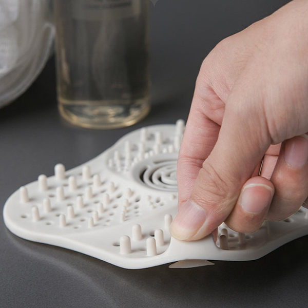 6 st 3 Färger Multifunktionell Diskho Strainer Plug Hårfångare Avlopp C