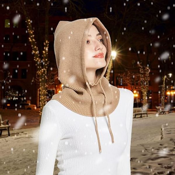 Vinterluer for kvinner, varm hettegenserlue for kvinner Balaclava