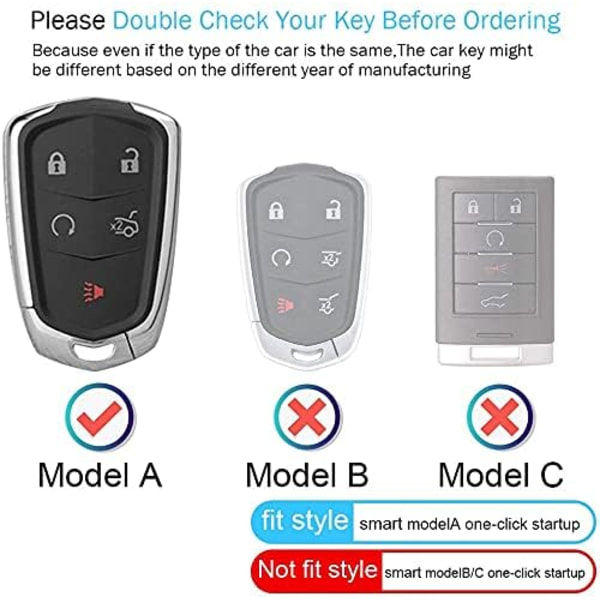 Nøglefob Etui til Cadillac, Nøglefob Etui til Cadillac Escalade CTS