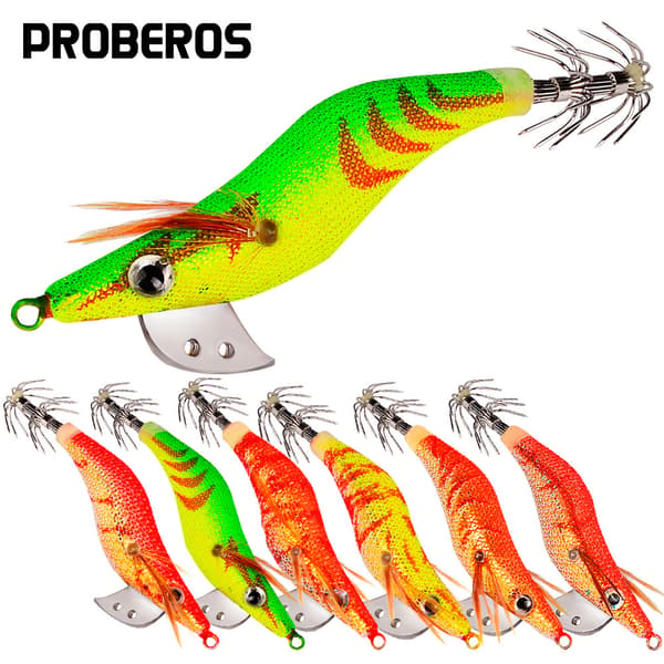 Forudriggede Krebseblæksprutte Soft Lures med VMC Krog, Premium Holdbar TPE
