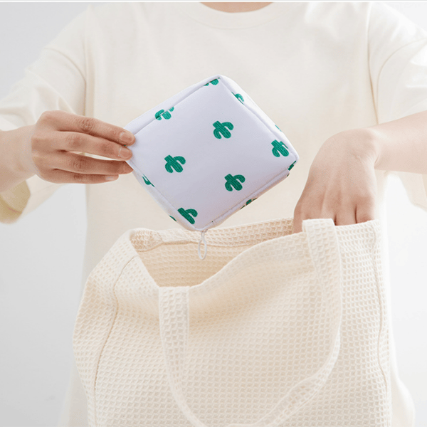 5 stk. Sanitærbindpose Menskopplomme Tamponger Samle Vask