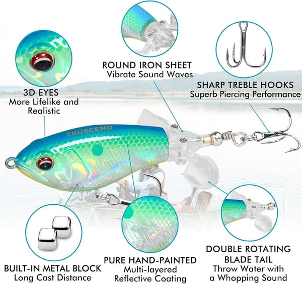 Predator Fiskebete, Dykande Crankbait, Realistisk Långsamt Sjunkande