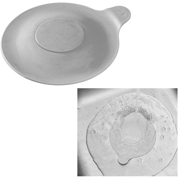 2 pluggar (en grå och en vit) för badkar, handfat eller silic DXGHC
