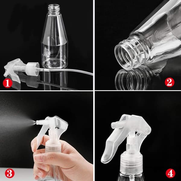 3 stk 200 ml plante-sprayflasker, tomme plastflasker, spr