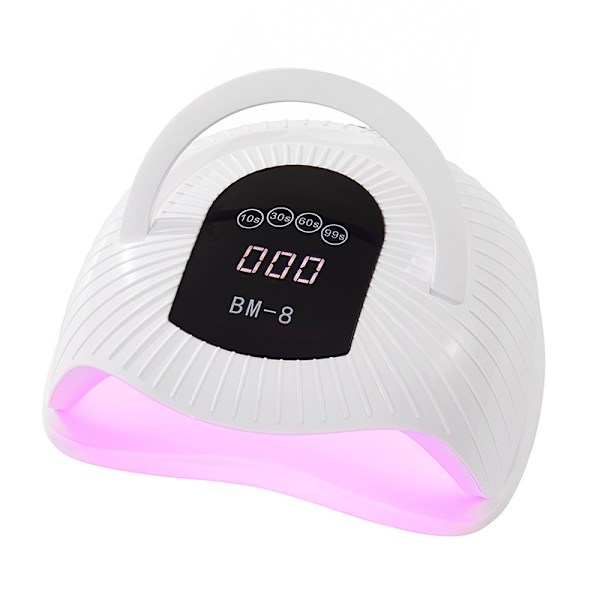 Bärbar röd LED-nagellampa ljusbehandling maskin nagelpol
