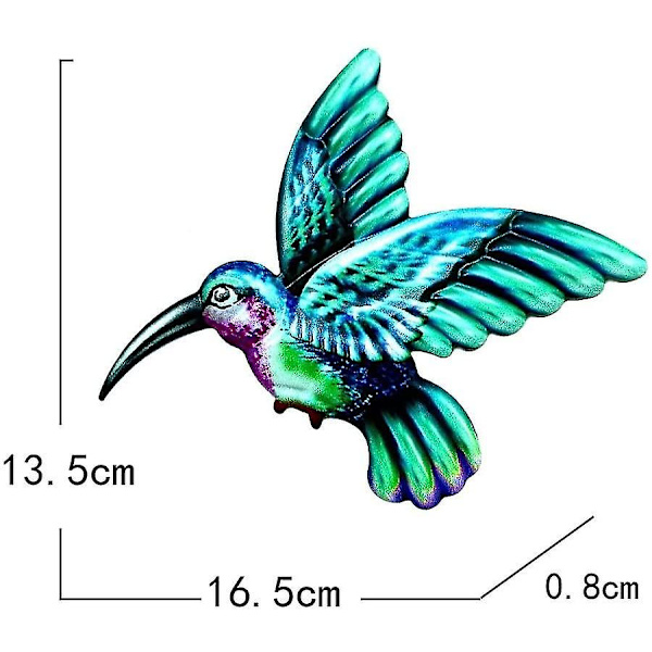 Smijern Hummingbird, Udendørs Skulpturer Metal Hummingbird Wa