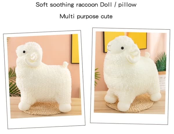 Liten Ullplysch Leksak Alpaca Docka Söt Cartoon Simulation Get Sle