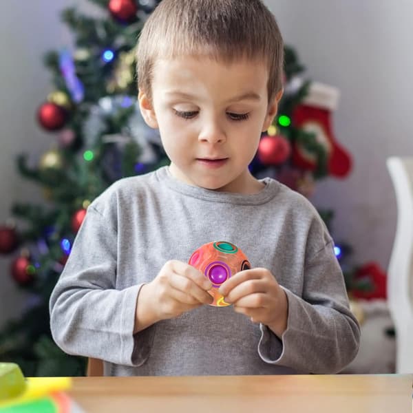 Magisk regnbue puslespil bold, fidget bold puslespil spil sjov dekomprimering