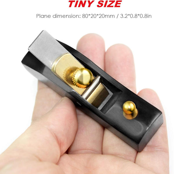 Mini Trähyvel, Liten Hyvel, Manuell Minihyvel för Trä, Smal