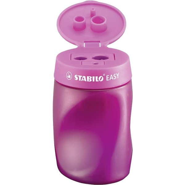 Ergonomic Pencil Sharpener - Pink - With Sink - Right Hand