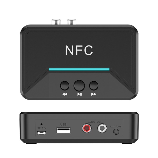 NFC5.0 Bluetooth-mottagare 3.5mm Bluetooth-ljudmottagare compu