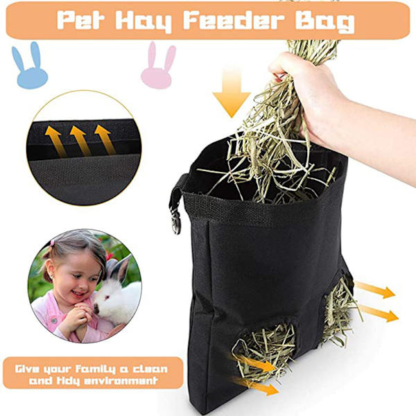Hengende Poseholder, Urteeter Hay Sacks, Her