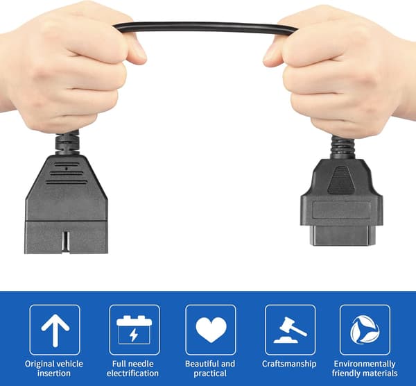 Universal Konverteringskabel for GM 12-pins til OBD1 til OBD2 16-pins DXGHC
