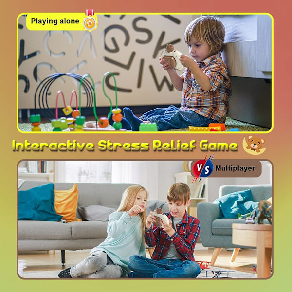 Handhållna Spel för Barn 6-12, Sensoriska Fidget Leksaker för Barn 8-12