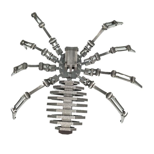 Spider 3D Stål Metal Led Miniature Model Kits Puslespil