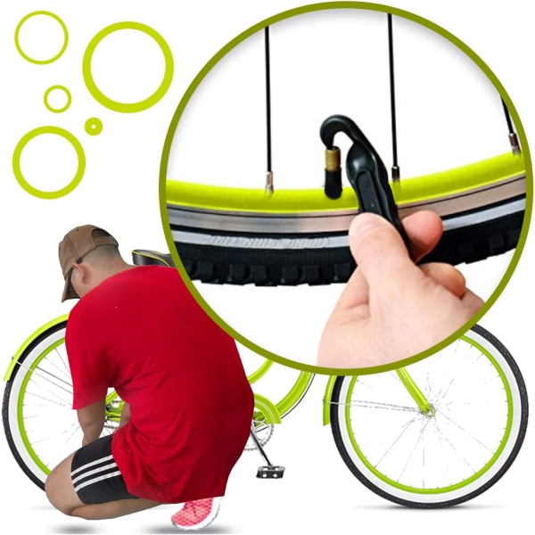 4-delad dragstång för cykeldäck - högkvalitativ härdad plastslip