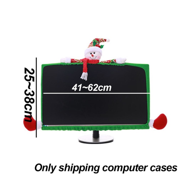 Julecomputer laptop skærm bezel cover TV skærm cover