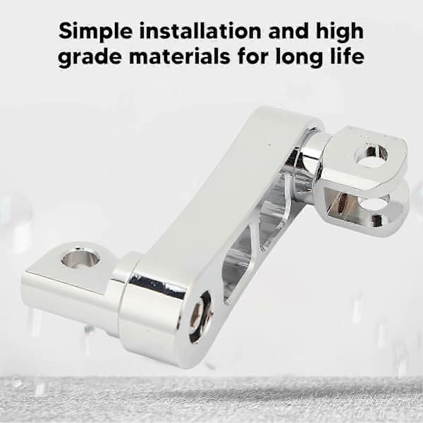 Motorcycle Footpeg Highway Mount 360 Adjustable Robust Footpeg Extension Bracket for Touring Electroplated,AB