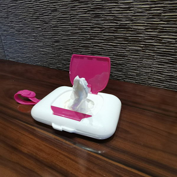 Rektangulær vevboks Vevboks for hjemmet og bilen (Rosa)
