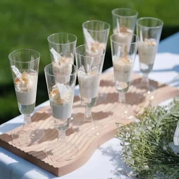 Plastchampagnekopp 2 stycken plastchampagneflöjt - 150ml pl