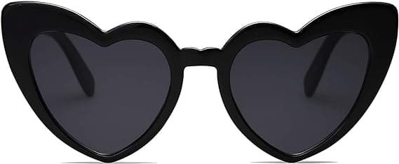 Clout Hjerteformede Solbriller Goggles Vintage Katteøje Mod Sty DXGHC