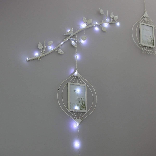 5-pakke 2M 20 LED Sølvtråd Fe-lys LED Firefly Lys
